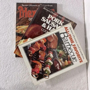 Vintage Better Homes And Garden Cook Books Barbeque Mexican Pork